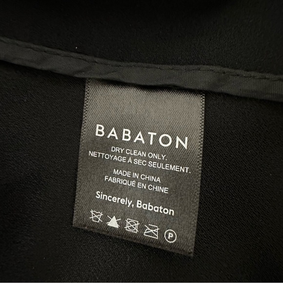 Babaton Aritzia Black Power Hip Blazer Size 6 - Picture 9 of 10